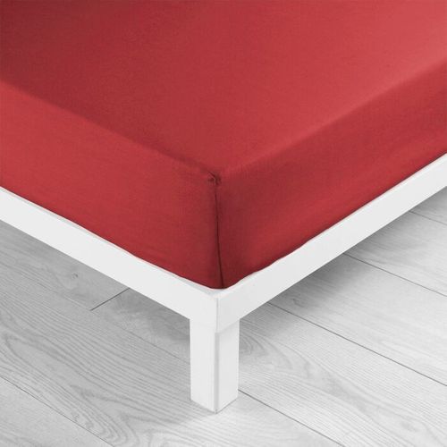 Drap Housse Microfibre Oscar Rouge 140x190 Cm