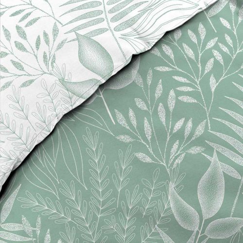 Parure De Lit 3 Pièces "cassia" 240x220cm Sauge