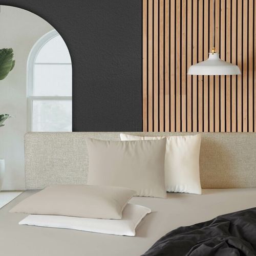 Taie D'oreiller Microfibre "oscar" 63x63cm Blanc