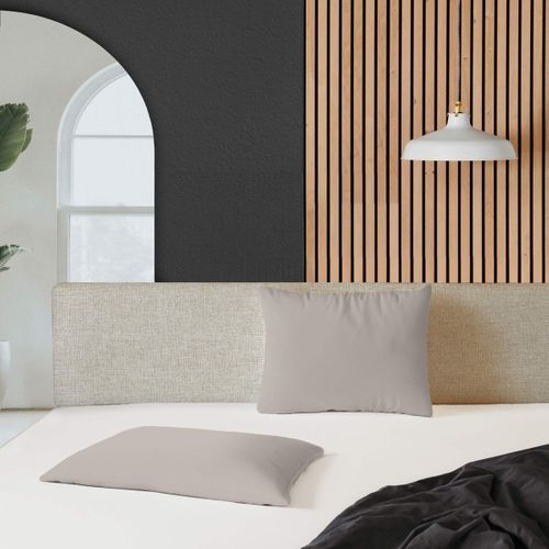 Taie D'oreiller Microfibre "oscar" 63x63cm Naturel