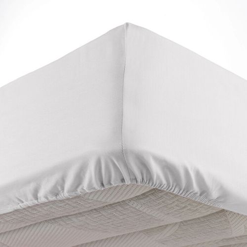 Drap Housse Microfibre "oscar" 160x200cm Blanc