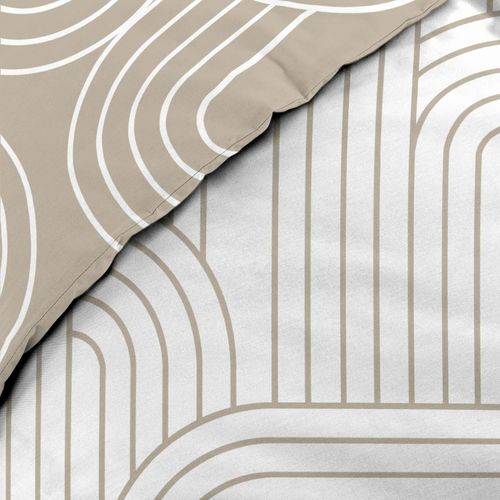 Housse De Couette Réversible 240 X 220 Cm + 2 Taies – Coton 57 Fils – Modul