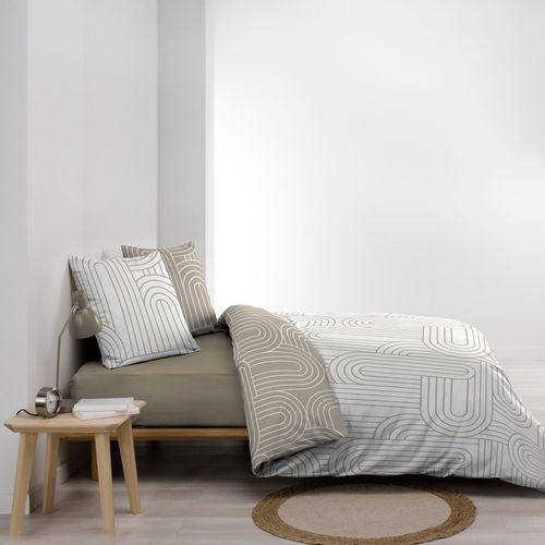 Housse De Couette Réversible 240 X 220 Cm + 2 Taies – Coton 57 Fils – Modul