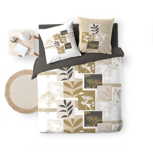 Housse De Couette 240 X 220 Cm + 2 Taies – Coton 57 Fils – Utopia