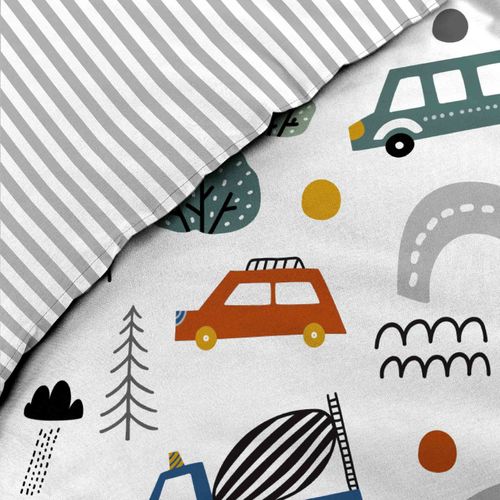 Parure De Lit Enfant Réversible 140x200 Coton Bolide