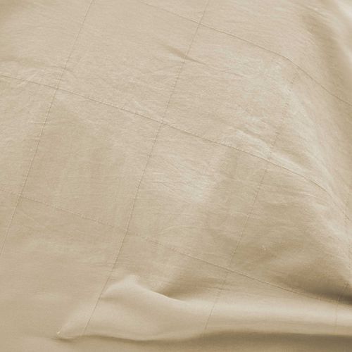 Parure De Lit Coton Lavé Linella Ivoire 240x220 Cm