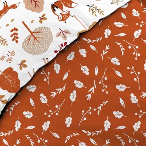 Parure De Lit Enfant Réversible 140x200 Coton Imprimée Roxy