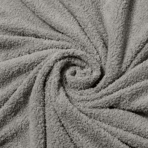 Parure De Lit En Bouclette Unie - 240x220 Cm - Gris Anthracite