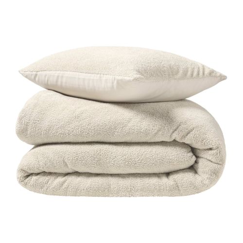 Parure De Lit 240x220 Bouclette Helena Naturel