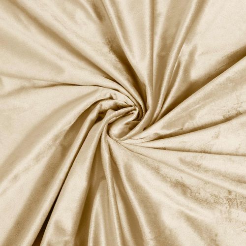 Parure De Lit En Velours Uni - 240x220 Cm - Sable
