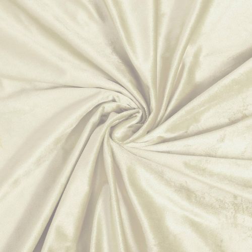 Parure De Lit En Velours Uni - 240x220 Cm - Naturel