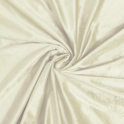 Parure De Lit En Velours Uni - 240x220 Cm - Naturel