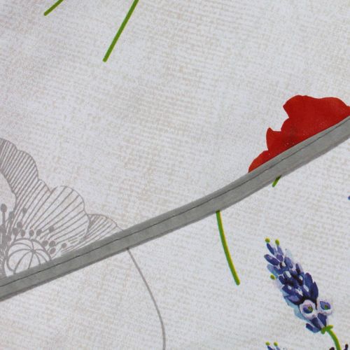 Nappe Ronde Imprimé "sisteron" 160cm Blanc