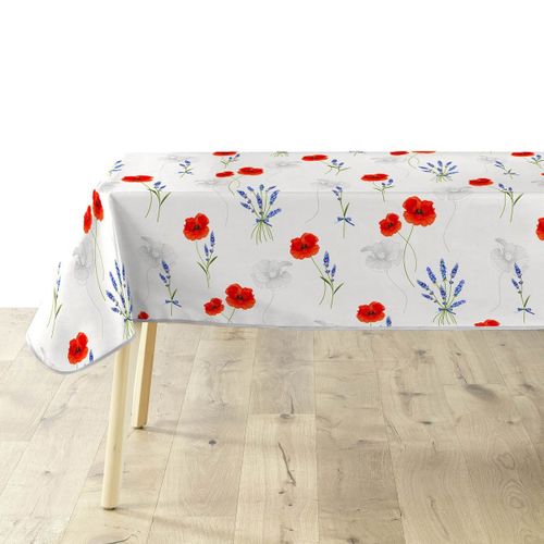 Nappe Imprimé "sisteron" 140x240cm Blanc