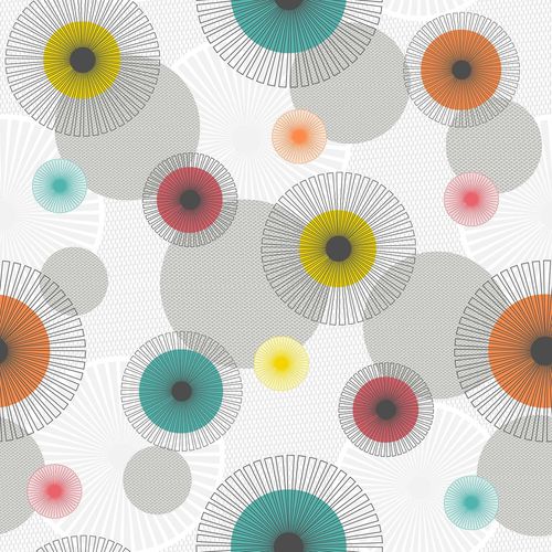 Nappe Toile Cirée Ronde Imprimé "feria" 160cm Multicolore