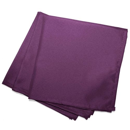 Lot De 3 Serviettes De Table "essentiel" 40x40cm Prune