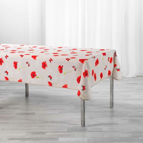 Nappe Antitache "sweet Poppy" 150x240cm Multicolore