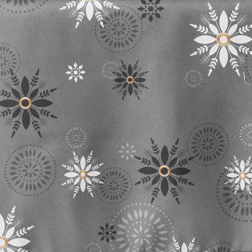 Nappe Imprimée "enchante" 150x240cm Anthracite