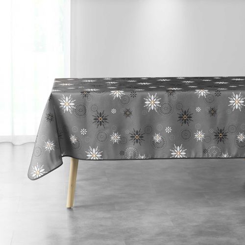 Nappe Imprimée "enchante" 150x240cm Anthracite