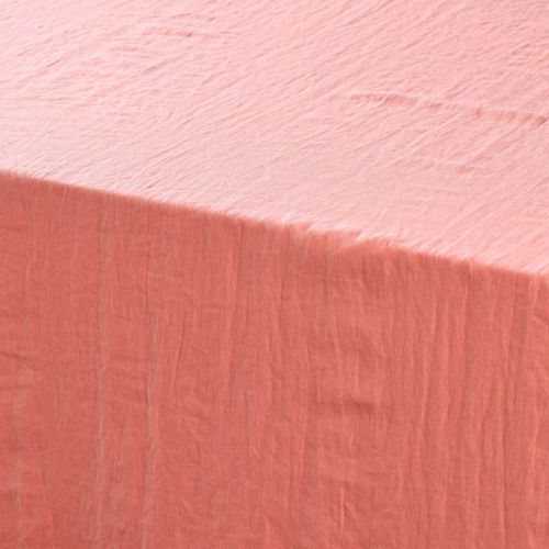 Nappe Microfibre "suzy" 140x240cm Corail