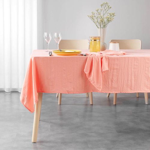 Nappe Microfibre "suzy" 140x240cm Corail