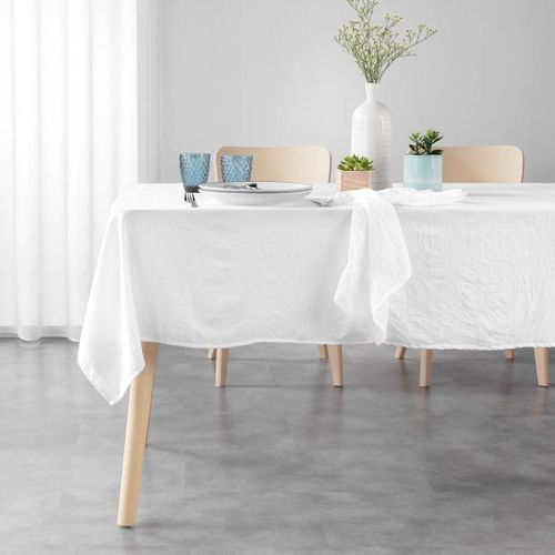 Nappe Microfibre "suzy" 140x240cm Blanc