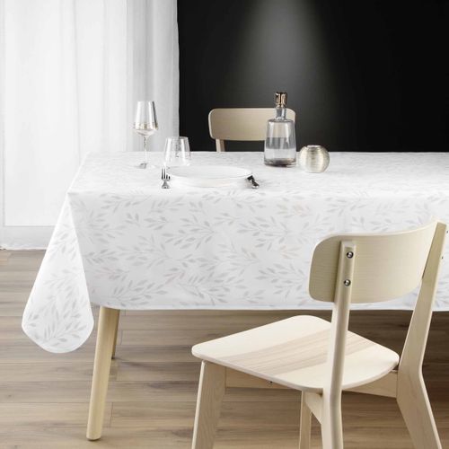 Nappe Antitache Imprimé "lonigold" 150x240cm Blanc