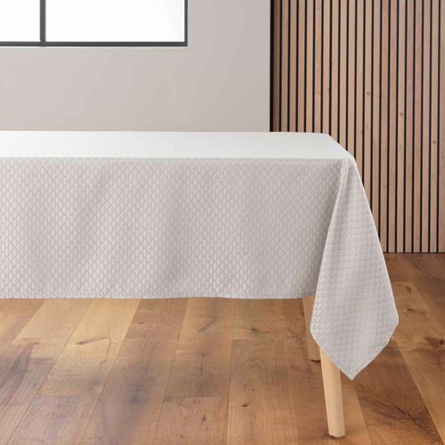 Nappe Jacquard Imprimé "artea" 140x240cm Taupe