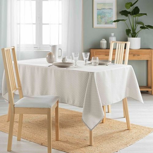 Nappe Jacquard Imprimé "artea" 140x240cm Taupe