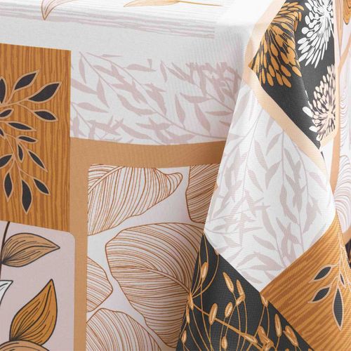 Nappe Antitache Imprimé "faya" 150x240cm Naturel