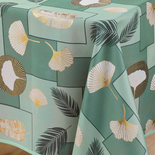 Nappe Antitache Imprimé "natane" 145x240cm Sauge
