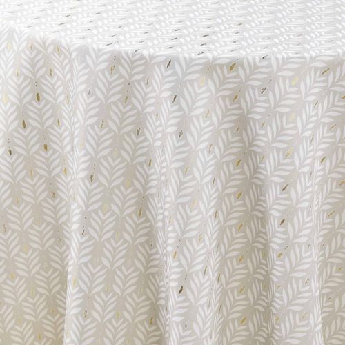 Nappe Ronde Imprimé "piana" 180cm Naturel