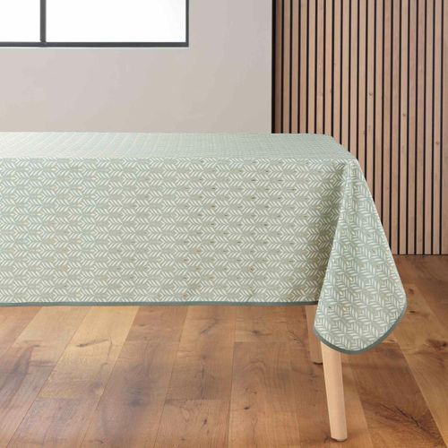 Nappe Imprimé "piana" 145x240cm Sauge