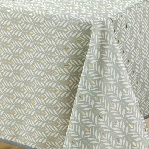 Nappe Imprimé "piana" 145x240cm Sauge