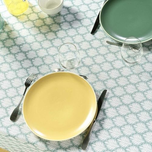 Nappe Antitache Imprimé "davia" 145x240cm Sauge