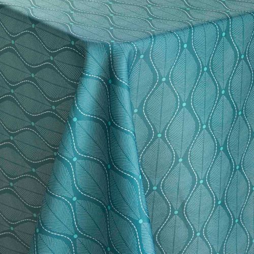 Nappe Antitache Imprimé "ofelis" 145x240cm Bleu