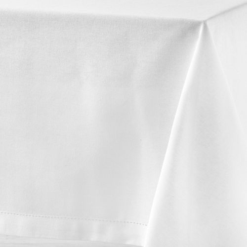 Nappe De Table Uni "charline" 140x240cm Blanc