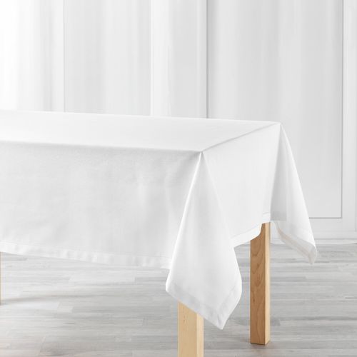 Nappe De Table Uni "charline" 140x240cm Blanc