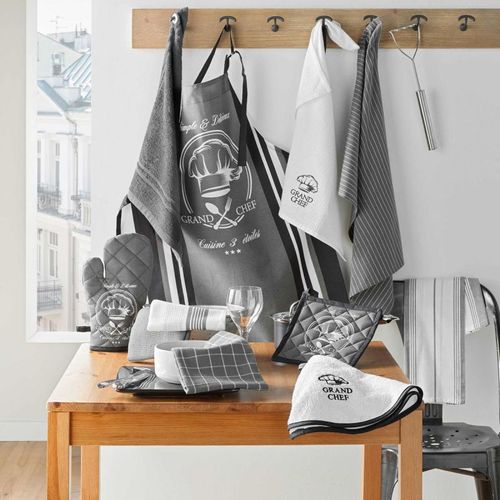 Gant et Manique "grand Chef" 28cm Gris