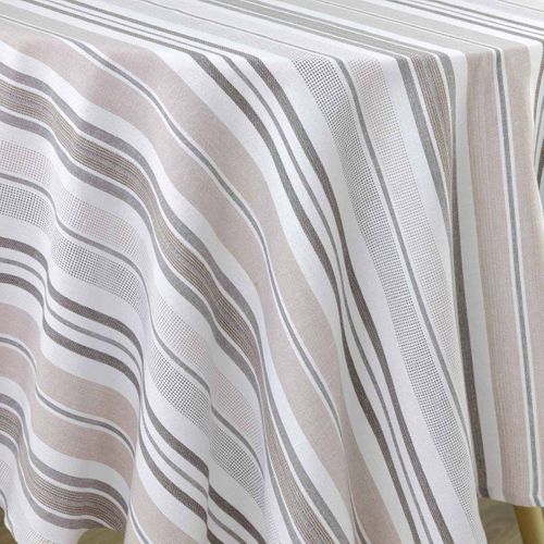 Nappe Ronde Imprimé "melina" 180cm Gris