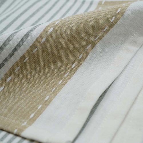 Lot De 3 Serviettes De Table "iliade" 40x40cm Gris