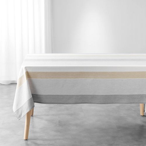 Nappe De Table Imprimée "iliade" 140x240cm Gris