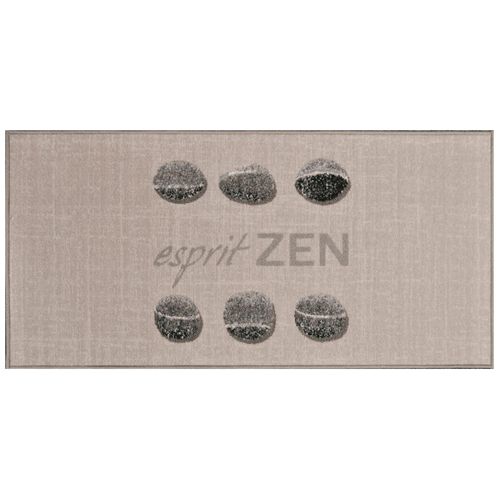 Tapis Rectangulaire En Polyamide "esprit Zen" 57 X 115 Cm - 57 X 115 Cm - Sans