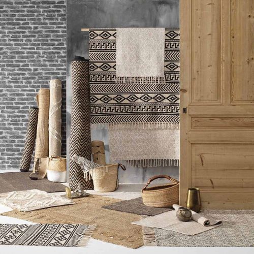 Tapis En Jute Zigzag 120x170