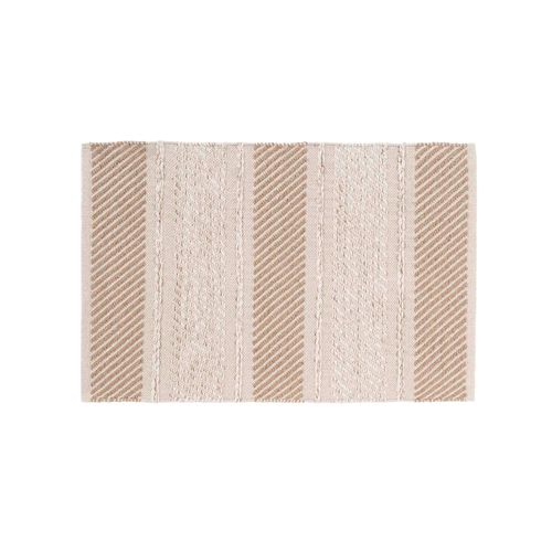 Tapis Grosses Rayures Silves 60x90 Naturel