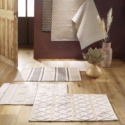 Tapis Texturé Avec Pois Et Fils Métallisés Artemis 60x90