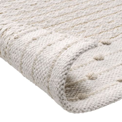 Tapis Texturé Avec Pois Et Fils Métallisés Artemis 60x90