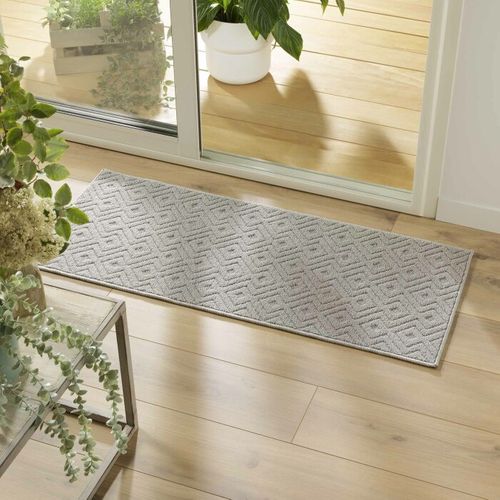 Tapis Multi-usage Tissé "losi" 50x120cm Gris