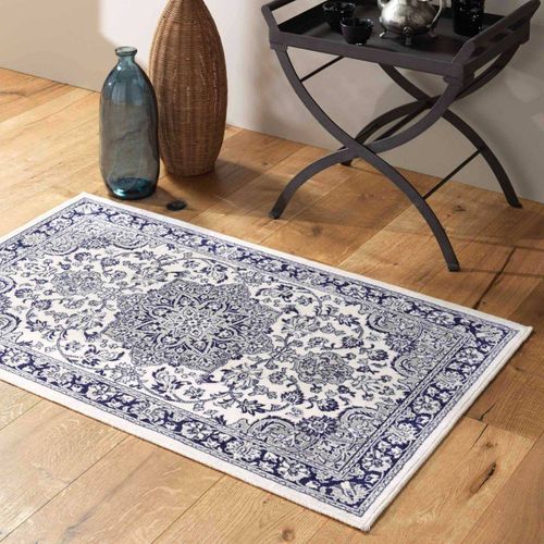 Tapis Déco "cherine" 68x110cm Bleu