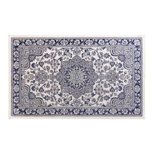 Tapis Déco "cherine" 68x110cm Bleu
